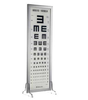 The standard logarithmic visual acuity chart